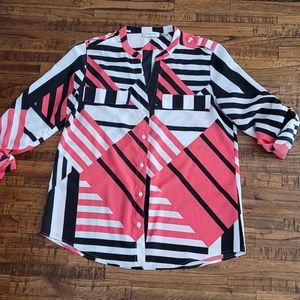 Calvin Klein Roll up Blouse